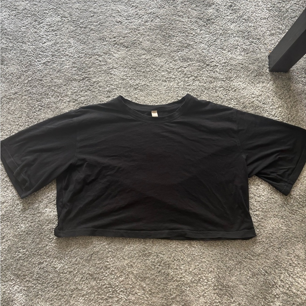 CRZ YOGA Black Short Sleeve Tee